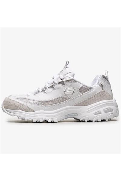 SKECHERS دي لايتس-جليمر إيف أبيض/فضي