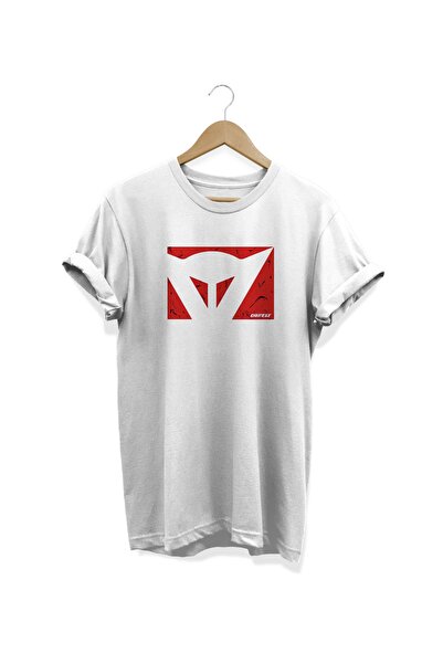 WİDİ Dainese Štampano bela T-shirt