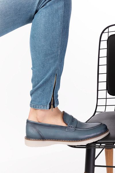 maximoda Класически кожени мъжки обувки от естествена кожа без връзки