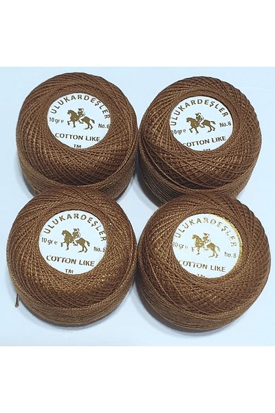 Rengahenk Etamin - Cross Stitch 4-Piece Embroidery Thread Set - Ulukardeşler Cotton Like (10 Gr-No.8)