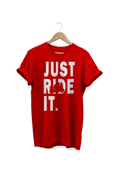 WİDİ Samo vozi to Štampano Crveno T-shirt