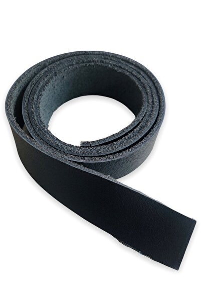 alfa tasarım atölyesi شريط جلد طبيعي (1 قطعة / 75 سم 2.1 سم) - أزرق داكن