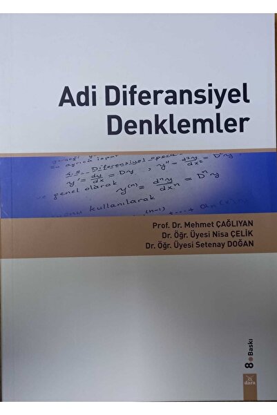 Dora Yayıncılık Adi Diferansiyel Denklemler (8.baskı)