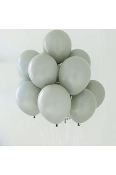 BEST PARTİ DOĞUM GÜNÜ PARTİ SÜSLERİ بالون رمادي باستيل 10 قطع