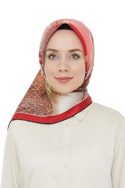 Levidor Γυναικείο κασκόλ από καθαρό μεταξωτό Twill I-3379