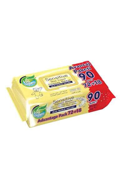 Eksen Bii Wipes Sensitive Islak Havlu 90lı Koli(12)