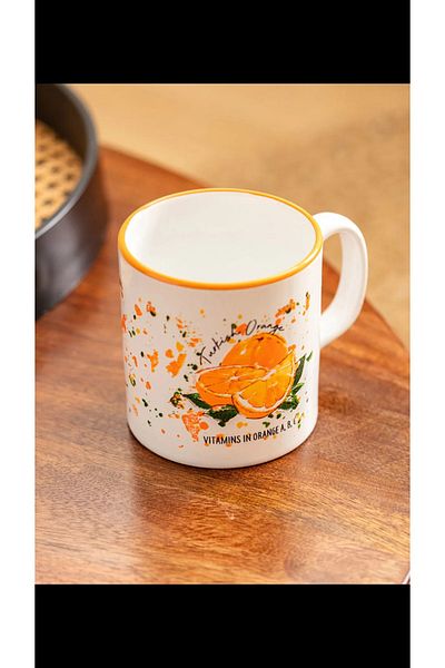 LCW HOME 320 Ml Ceramic Printed Mug