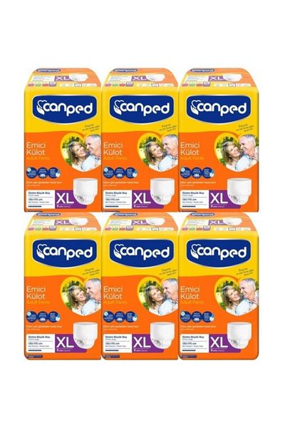 Canped Absorbent Panties Xl 8x6:48 Pieces (130-170 Cm)