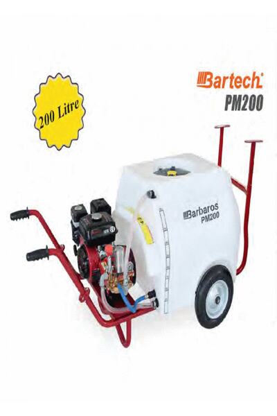 Genel Markalar Bartech Pm200 Pulverizatör Pistonlu Ilaçlama Makinesi 200 Litre