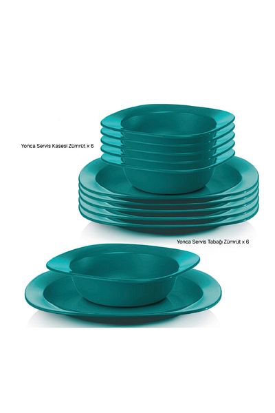 Tupperware Yonca Serving Plate and Bowl Set Esc