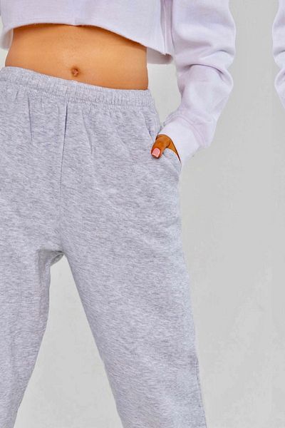 BSBSPOR Γκρι Oversize καλοκαιρινό παντελόνι - Joggers με αθλητική φόρμα