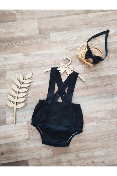 Feriatolye زي رومبير كيك بوب باللون الأزرق الداكن