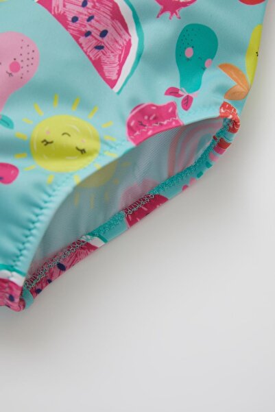 DeFacto Baby Girl Fruit Patterned Swimsuit