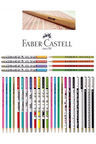 Faber Castell Karışık 12'li Kurşun Kalem + Ösym Sınav Kalemi