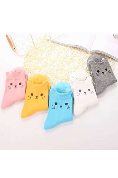 socksbox Women's 5 Pairs Soft 3D Soft Socks/36-41