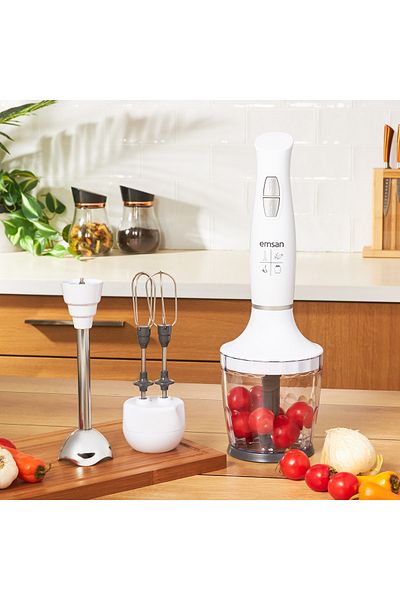 Emsan Magic Power Midi - Set of 4 White Blenders