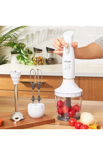Emsan Magic Power Midi - Set of 4 White Blenders