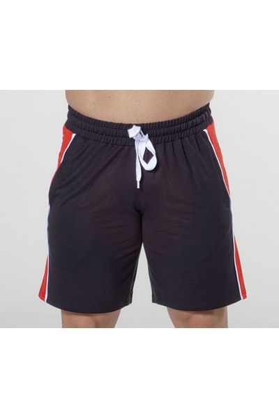 Big Sam Red Detailed Short Training Shorts 1365