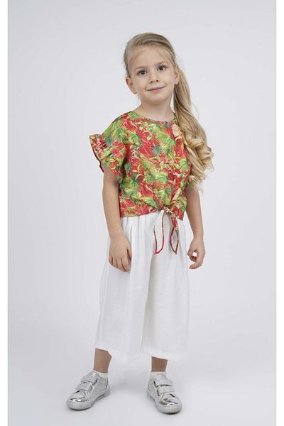 best kids Girl's Printed Tie-Up Blouse