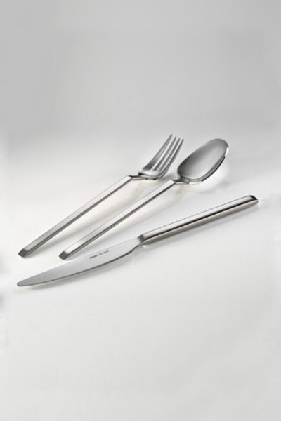 Hisar Orlando 30 Piece Steel Fork Spoon Knife Set