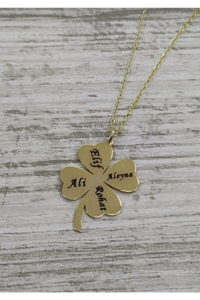 Moria Silver 4 Isimli Yonca Kolye 925k Gümüş