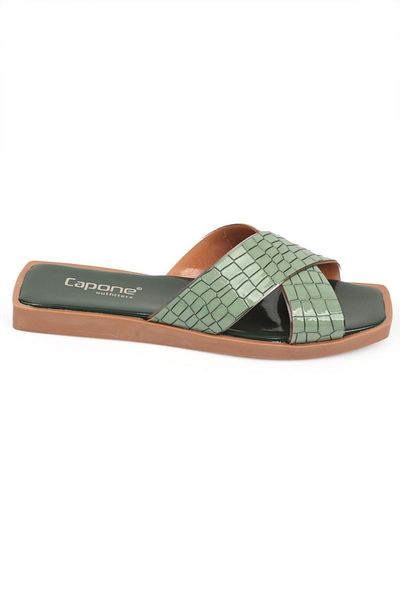 Capone Outfitters Παντόφλες Capone Cross διαφανές λουράκι