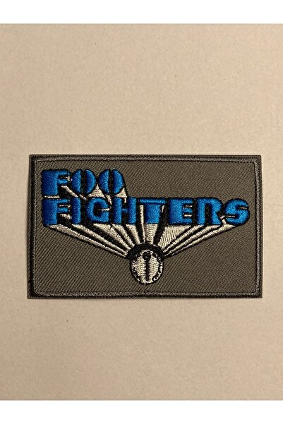 StüdyoÜmitTişört رقعة مرقعة من Foo Fighters، رقعة مرقعة من الجينز (7.5x4.5 سم)