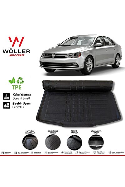 wöller Volkswagen Jetta Bagaj Havuzu 2011 2019 Aras 3d Ultraflex Esnek