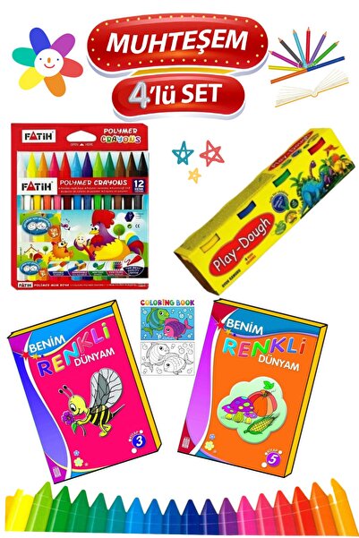 Ata Yayıncılık 3-6 Yaşa Uygun Okul Öncesi Eğlence Seti1