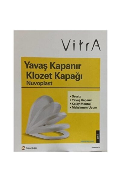 VitrA Integra 121 003 909 Universal Klozet Kapağı Yavaş Kapanır Kolay Çıkabil...