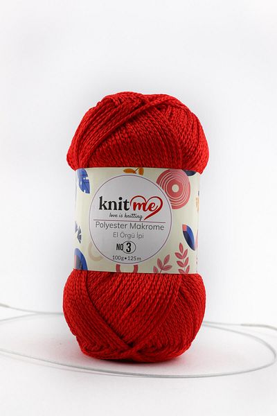 knitme Πολυεστέρας Μακραμέ 100 Gr Πλεκτό Χέρι Σπάτσο Taka Yarn (819)