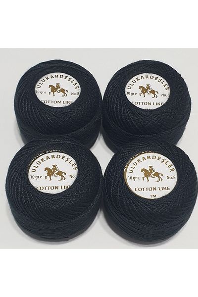 Rengahenk Etamin - Cross Stitch 4-Piece Embroidery Thread Set - (10 Gr-No.8) Ulukardeşler Cotton Like