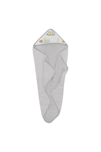 DEUX LAPINS 100% Cotton Newborn Muslin Baby Drying Cover Petits Canetons - Duck Patterned