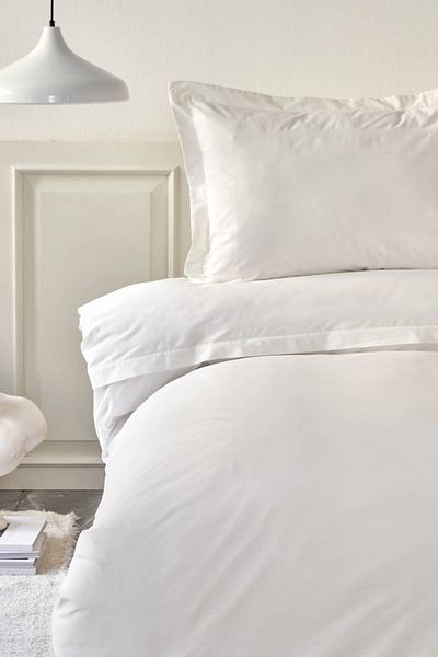 Karaca Home White Collection Livia 100% Cotton Double Duvet Cover Set