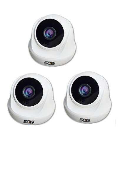IDS 5mp Sony Lensli 1080p Fullhd Ahd Güvenlik Kamerası Gece Görüşlü Iç Mekan 3 Adet D-2026hd