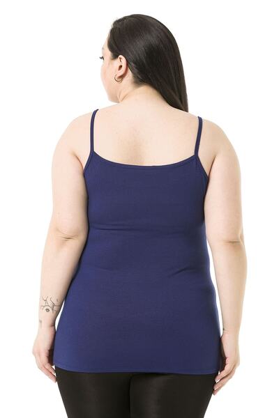 DISENTIS MODEST Navy Blue Viscose Body - Rope Strap, Large Size