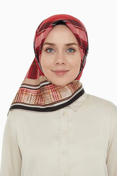 Levidor وشاح نسائي من الحرير الخالص Twill I-3371