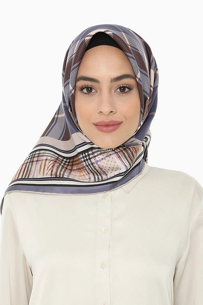 Levidor Γυναικείο Φουλάρι από καθαρό μεταξωτό Twill I-3371