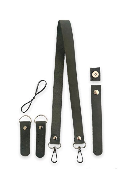 alfa tasarım atölyesi Mâner pentru geantă din piele naturală 80 cm, set de ma...