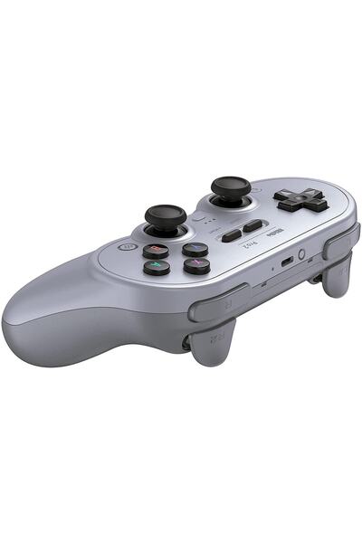 8Bitdo Pro 2 Bluetooth Controller Nintendo Switch Kablosuz Oyun Kolu , Pc, Macos, Android Gri