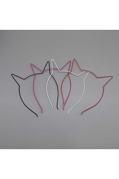 Mood Agenda Σετ 4 πολύχρωμα εύκαμπτα μεταλλικά στέμματα γάτας