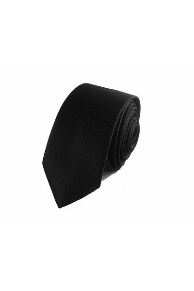 Brianze Black Patterned Tie Skp-8