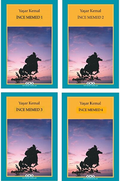 Yapı Kredi Yayınları Ince Memed 1-2-3-4 Dörtlü Set - Yaşar Kemal