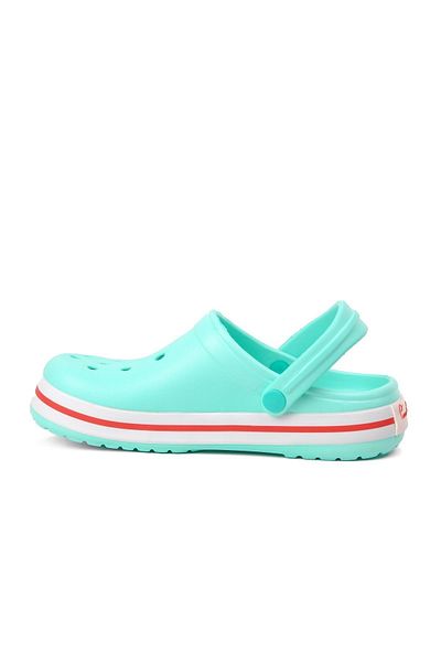 Pierre Cardin PC-6775 Green Women's Closed-Front Sabo Slippers