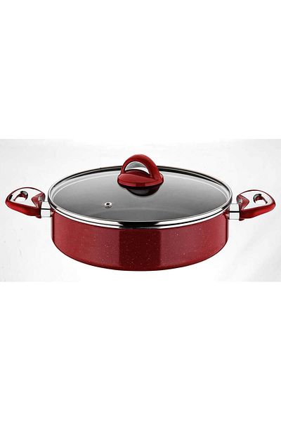 Taç Granite Flat Pot 26cm