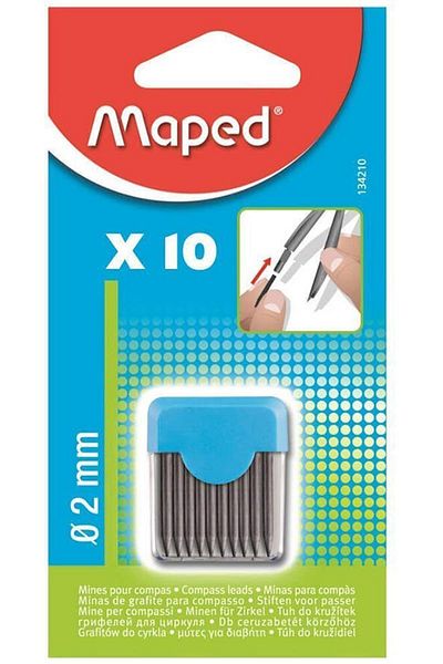 Maped 2 mm 10 Pieces Jib Tip