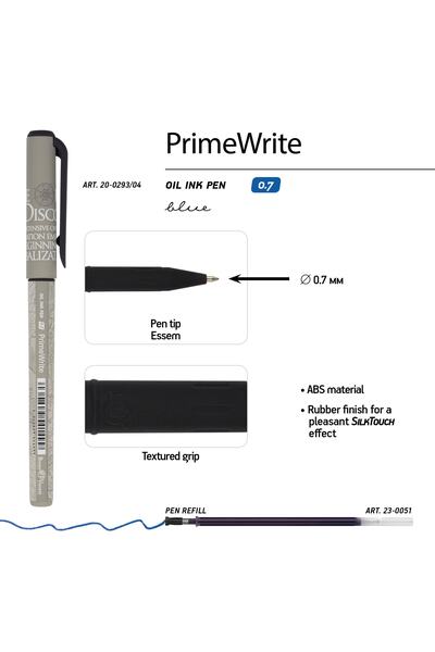 Bruno Visconti Dream Write Tükenmez Kalem 0.7mm Özel Kutulu Gri Köpekler