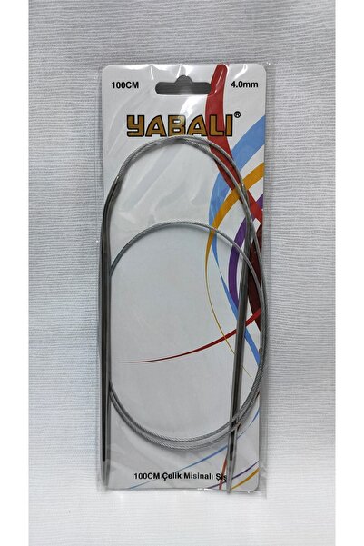 ATMACA TUHAFİYE Ябла 100 см сталева волосінь Титанова спиця № 4