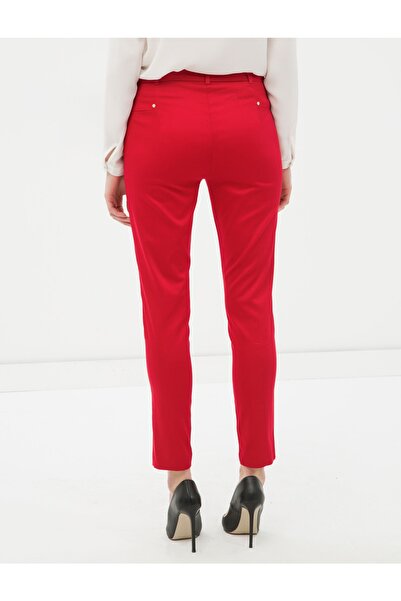 Koton Women's Red Trousers 6YAK48831GW