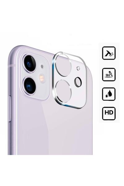 EDELFU Iphone 11 / 12 Mini 3d Kamera Lens Koruyucu 6d Tam Koruma 9d Uyumlu